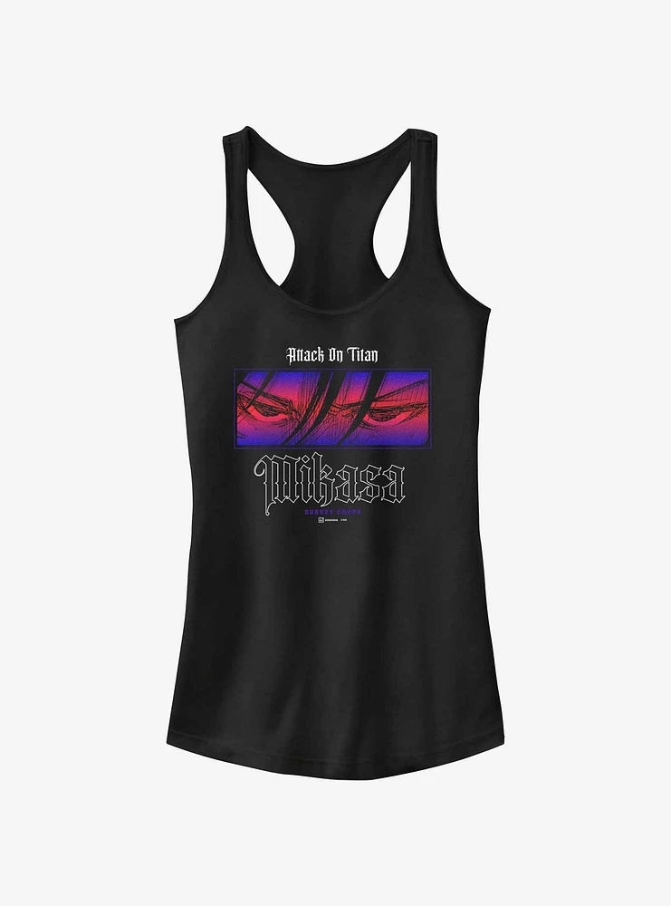 Attack on Titan Mikasa Eye Girls Tank