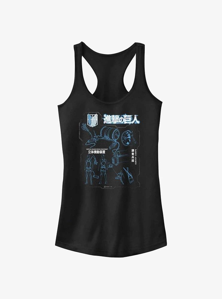 Attack on Titan Maneuver Gear Blueprint Girls Tank