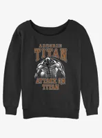 Attack on Titan Armored Reiner Womens Slouchy Sweatshirt