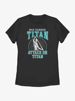 Attack on Titan War Hammer Lara Tybur Womens T-Shirt