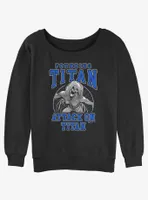 Attack on Titan Founding Ymir Womens Slouchy Sweatshirt