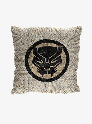 Marvel Black Panther Facing Fierce Jacquard Pillow