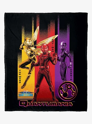 Marvel Ant-Man Quantumania Quantum Team Silk Touch Throw Blanket