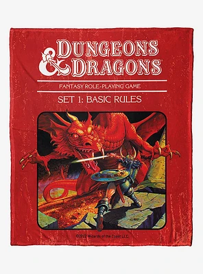 Dungeons & Dragons Fantasy Game Silk Touch Throw Blanket