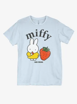 Miffy Strawberry Boyfriend Fit Girls T-Shirt