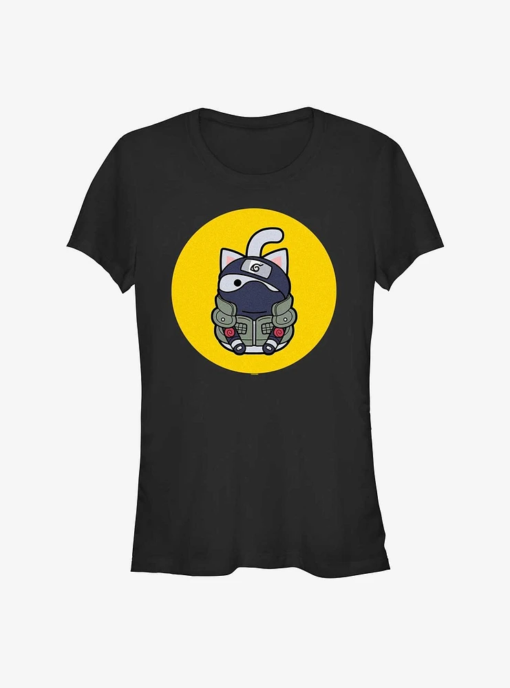 Naruto Cat Kakashi Girls T-Shirt