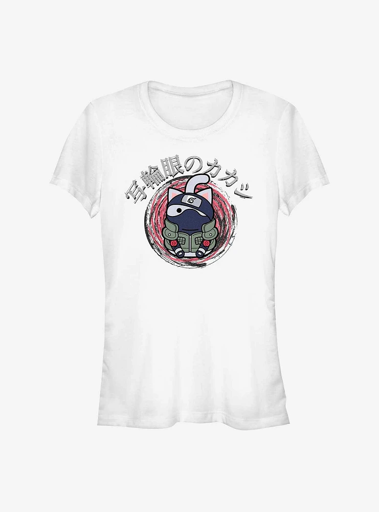Naruto Ninja Cat Kakashi Girls T-Shirt