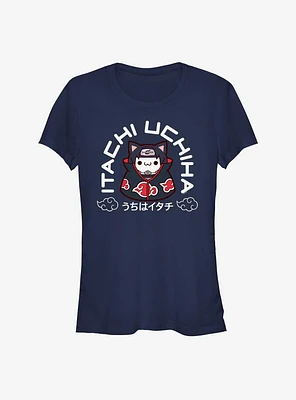 Naruto Ninja Cat Itachi Uchiha Girls T-Shirt