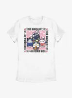 Naruto Nyaruto Team Kakashi Cats Womens T-Shirt