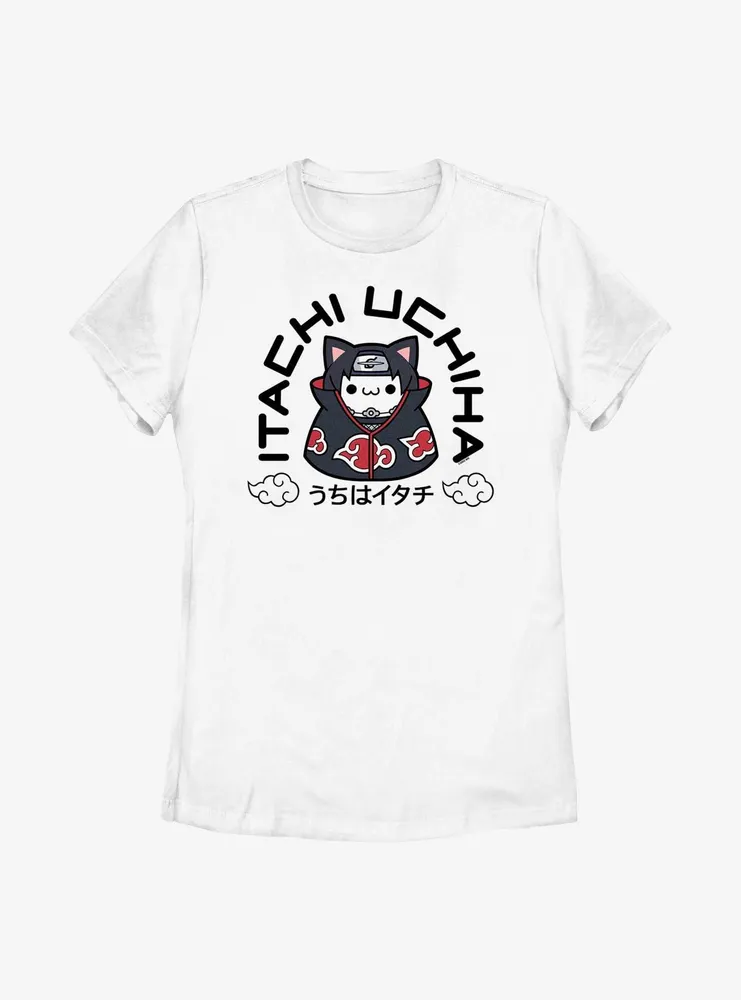 Naruto Itachi Uchiha Cat Womens T-Shirt