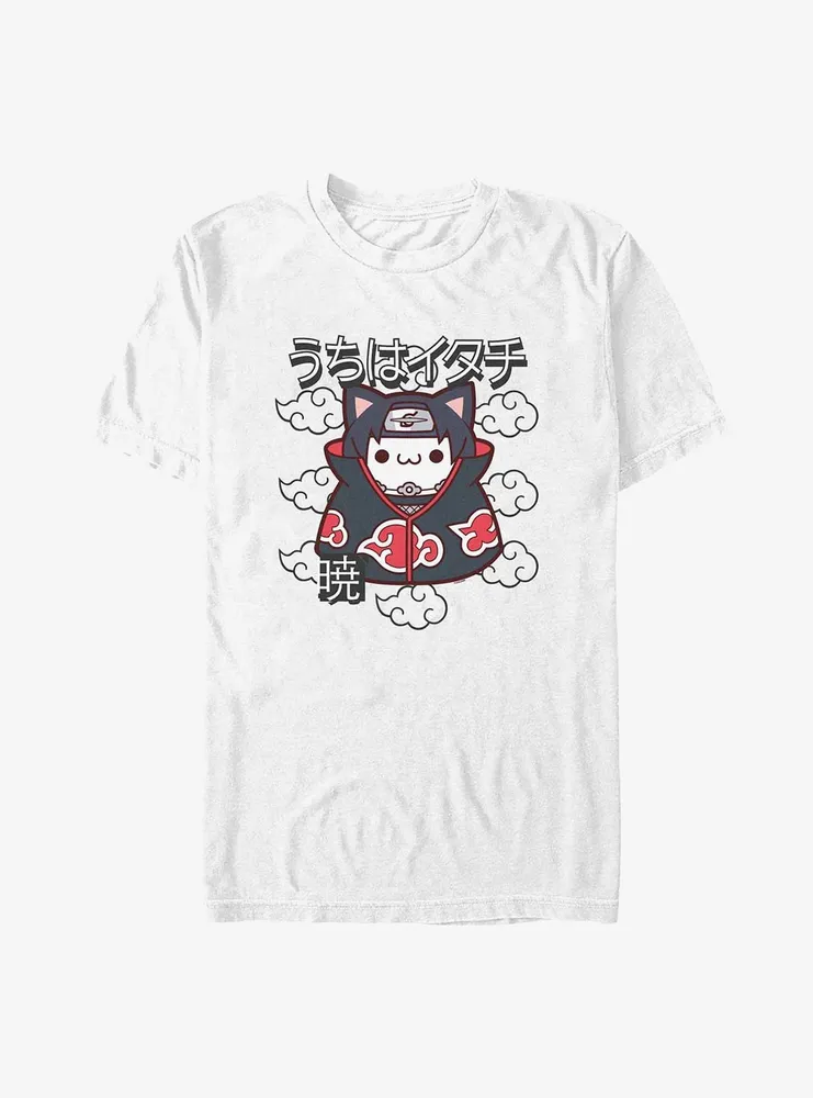 Naruto Itachi Cat Clouds T-Shirt