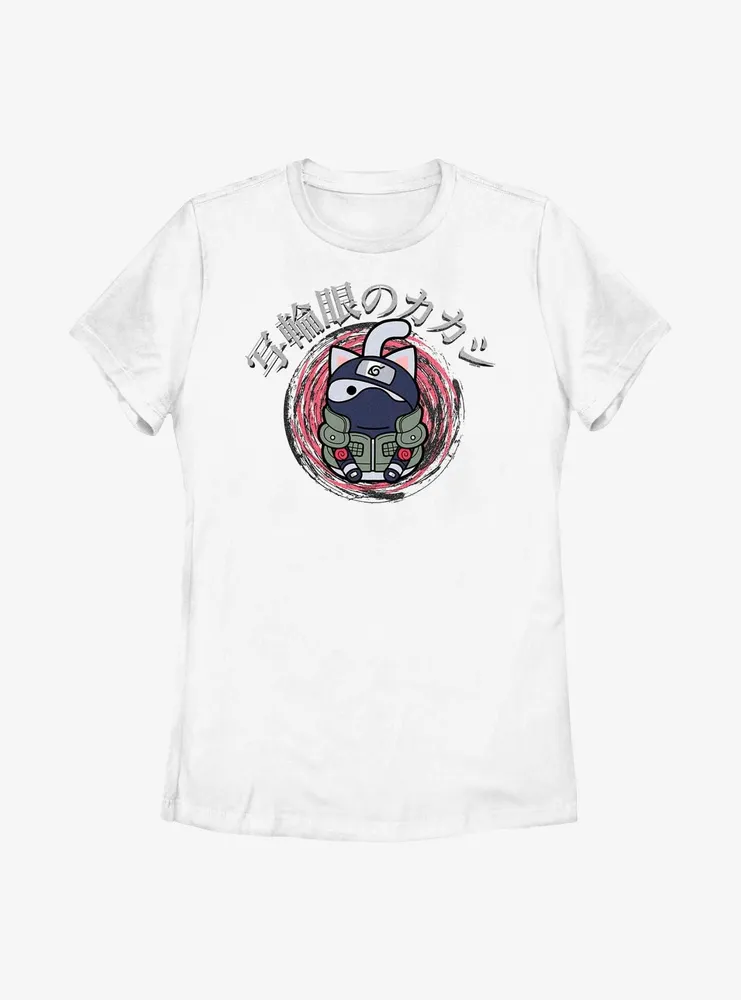 Naruto Ninja Cat Kakashi Womens T-Shirt