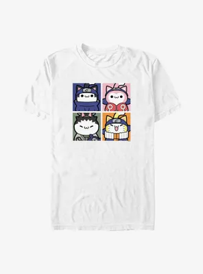 Naruto Cat Team Sasuke Sakura Shikamaru and T-Shirt