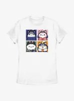 Naruto Cat Team Sasuke Sakura Shikamaru and Womens T-Shirt