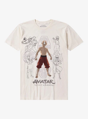 Avatar: The Last Airbender Line Art T-Shirt
