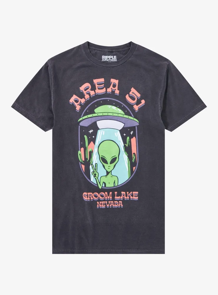 Area 51 Alien Boyfriend Fit Girls T-Shirt