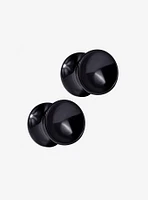 Steel Black Concave Plug 2 Pack