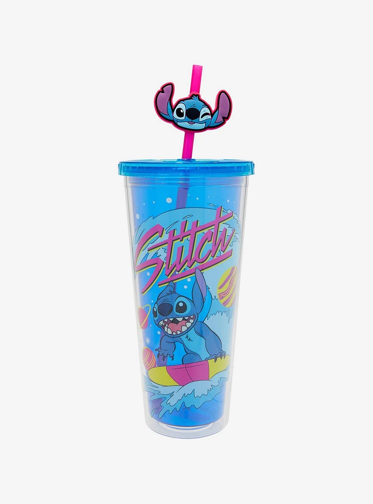 Disney Lilo & Stitch Surfing Stitch Carnival Cup with Charm