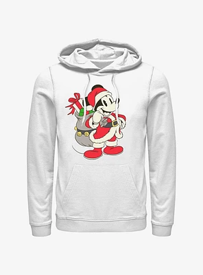 Disney Mickey Mouse Santa Claus Ready To Go Hoodie