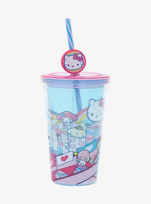Hello Kitty And Friends Balloon Town Acrylic Travel Cup