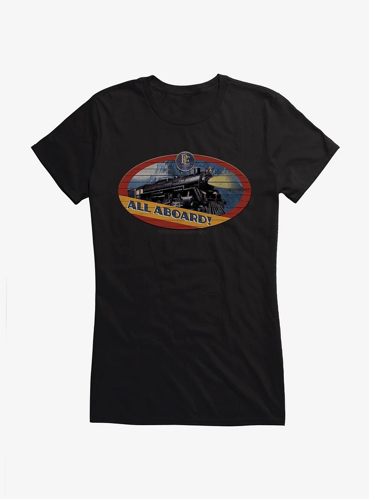 The Polar Express All Aboard! Sign Girls T-Shirt