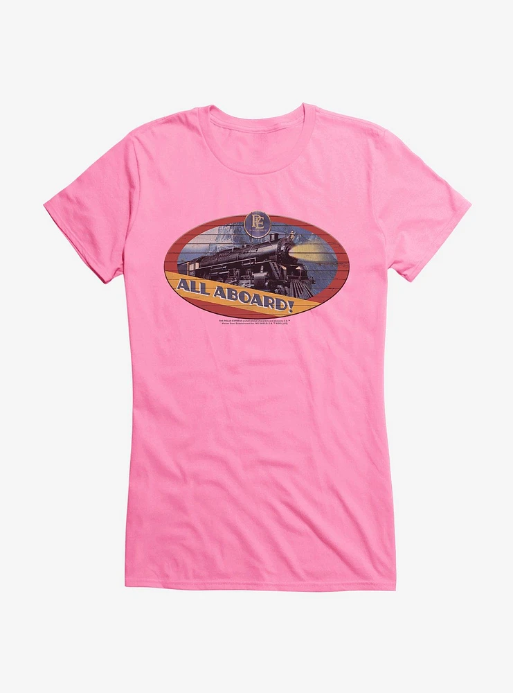 The Polar Express All Aboard! Sign Girls T-Shirt