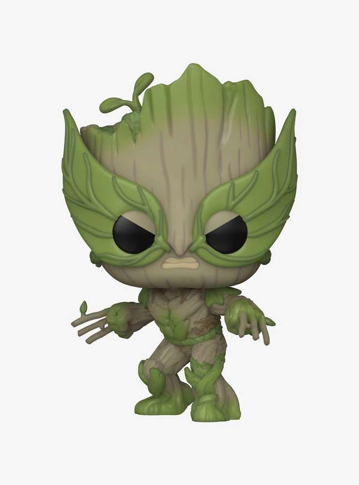 Funko Marvel We Are Groot Pop! Groot As Wolverine Vinyl Bobblehead