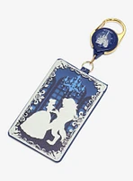 Disney Beauty and the Beast Belle & Beast Silhouettes Retractable Lanyard - BoxLunch Exclusive