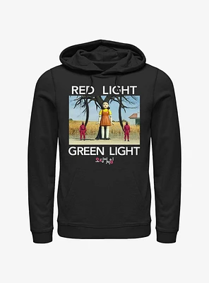 Squid Game Red Light Green Hoodie