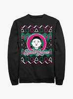 Squid Game Young-Hee Doll Ugly Christmas Sweatshirt