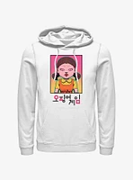 Squid Game Neon Young-Hee Doll Hoodie