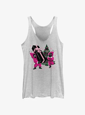 Squid Game Holiday Presents Pink Soldiers Girls Tank