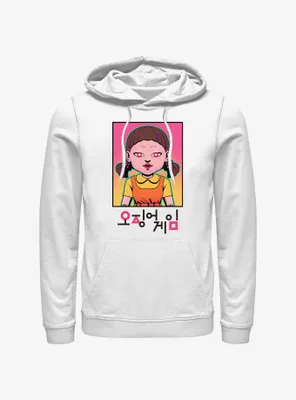 Squid Game Neon Young-Hee Doll Hoodie