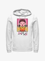 Squid Game Neon Young-Hee Doll Hoodie