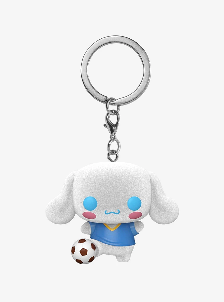 Funko Pocket Pop! Cinnamoroll Soccer (Flocked) Vinyl Key Chain Hot Topic Exclusive