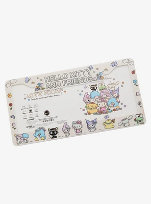 Sanrio Hello Kitty and Friends Flowers Allover Print License Plate Frame - BoxLunch Exclusive