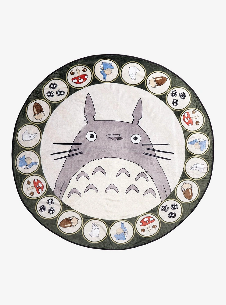 Studio Ghibli My Neighbor Totoro Portrait Round Throw — BoxLunch Exclusive