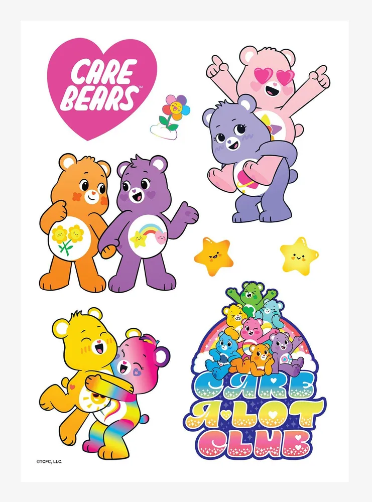 Boxlunch Care Bears Care-A-Lot Club Sticker Sheet