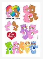 Care Bears Love Is Love Sticker Sheet