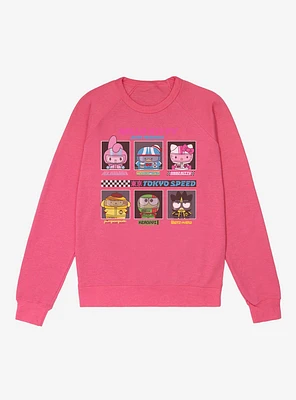 Hello Kitty & Friends Tokyo Speed Grid French Terry Sweatshirt
