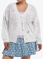 Her Universe Bridgerton Wisteria Girls Cardigan Plus