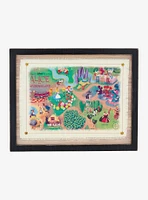 Disney Alice In Wonderland Map Framed Wall Art