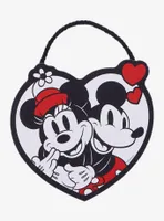 Disney Mickey Mouse & Minnie Mouse Heart Hanging Wall Art