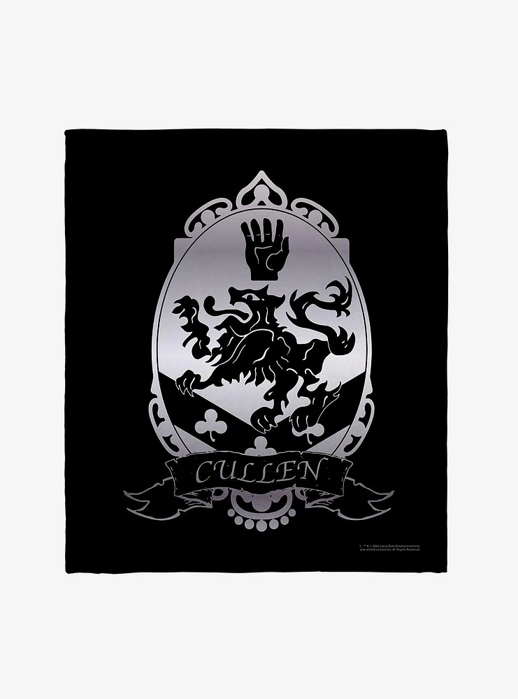 Twilight Cullen Crest Throw Blanket