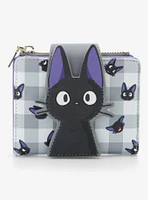 Her Universe Studio Ghibli® Kiki's Delivery Service Jiji Gingham Mini Wallet