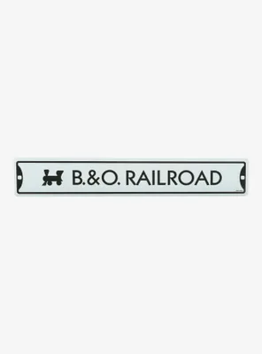 Monopoly B&O Railroad Sign