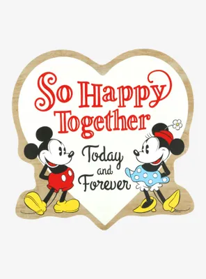 Disney Mickey Mouse & Minnie Mouse Heart Wall Art