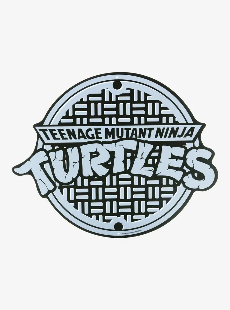 Teenage Mutant Ninja Turtles Sewer Cover Tin Wall Art
