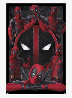 Marvel Deadpool Collage Poster