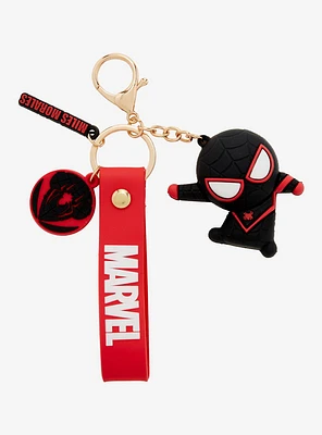 Marvel Spider-Man Miles Morales 3D Wristlet Keychain